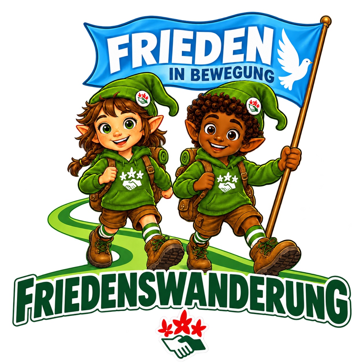 Friedenswanderung – Aktionslogo